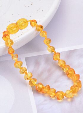 波罗的海天然琥珀宝宝手链婴幼儿