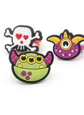 PVC卡通儿童戒指扭蛋软胶小礼品