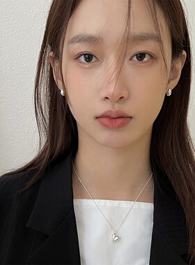 女简约小众设计铜耳环