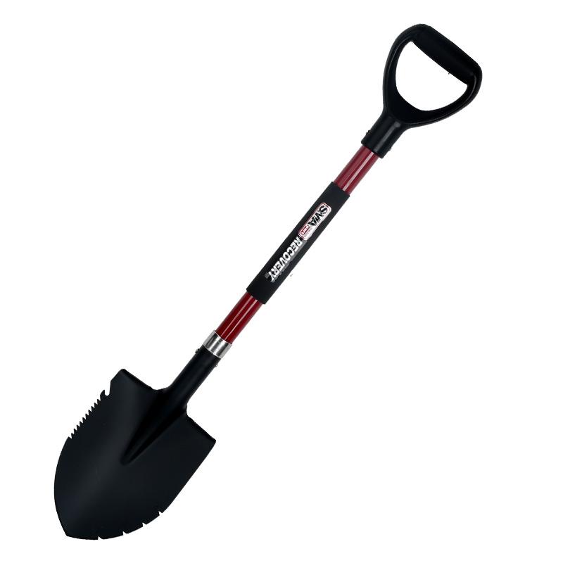 锰钢淬火加厚纤维柄越野救援户外露营自驾挖沙铲雪挖土铁锹铁铲 - 图3