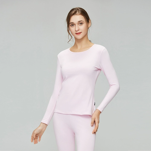 hosa/浩沙 Термобелье, штаны, комплект, эластичное удерживающее тепло зимнее нижнее белье, круглый воротник, в обтяжку