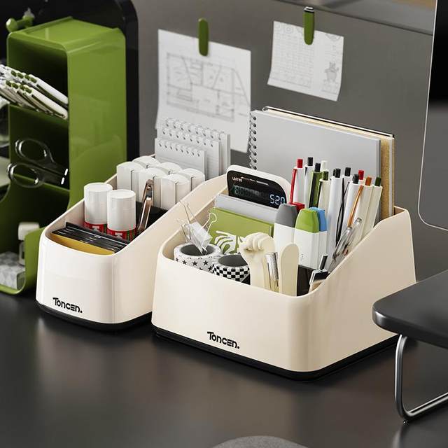 Desktop storage box student dormitory office organization tool
