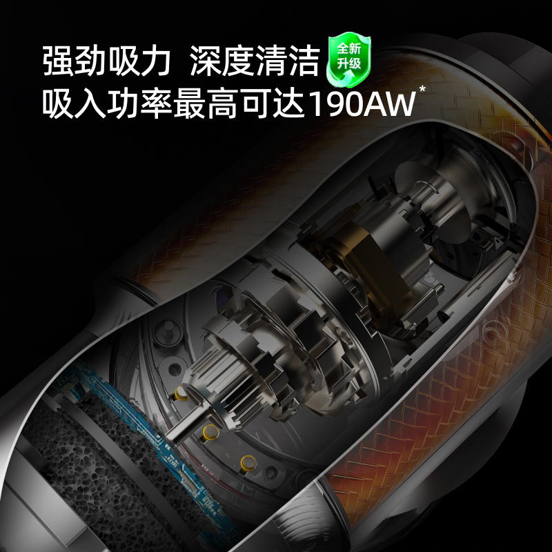 【政府补贴15%】小狗无线吸尘器家用大吸力绿光除螨吸尘机T20Pro