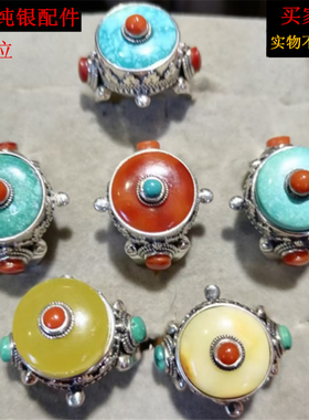 戒指托银男女款戒指托复古