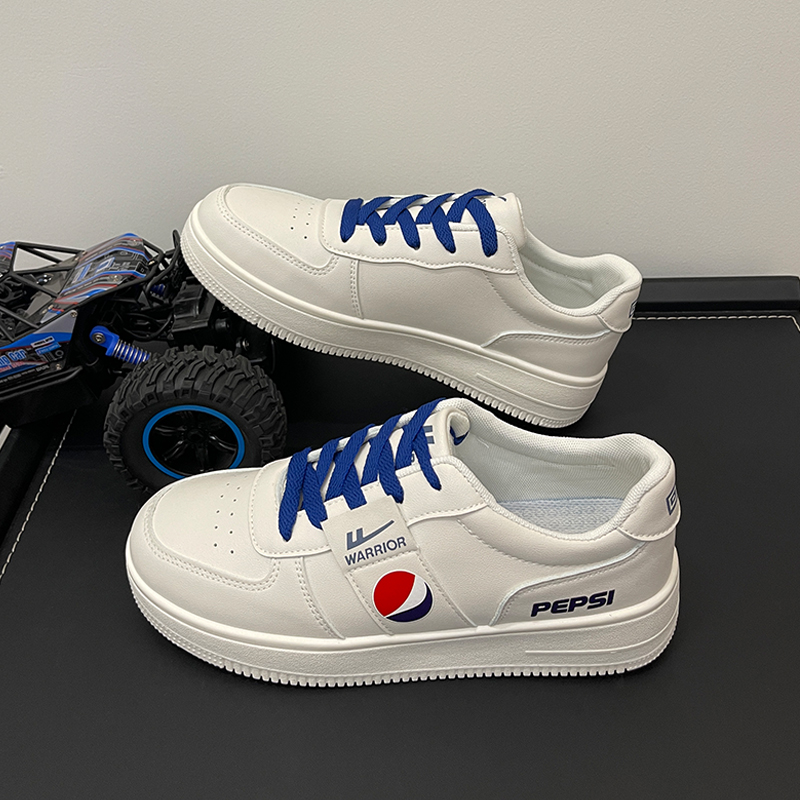 回力爆改2025春季新款板鞋百事可乐联名男女鞋ow樱花情侣鞋小白鞋 - 图0