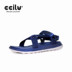 Ccilu / Chi xanh nam giày thể thao Giày thủy triều Hồng Kông 2019 mới xuân hè thời trang mang dép nam - Sandal giày da nam Sandal