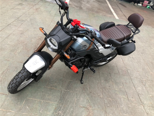 适用于力帆复古kpm200后货架尾架尾箱扶手LF200-3B前保险杠护杠