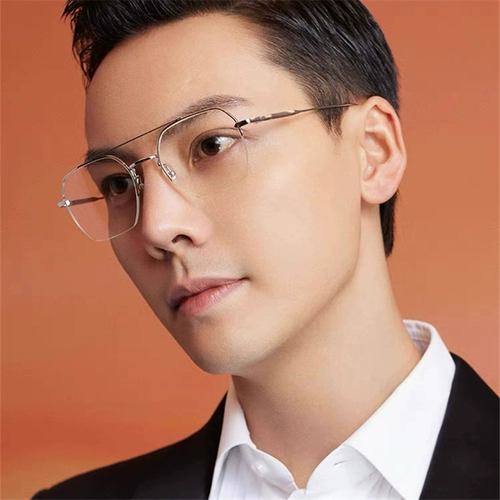 Стакан Myopia Men's Tide Sensation Light -изменяющий анти -легочный легкий антирадиационный и красивый плоский зеркальный зеркальный зеркал.