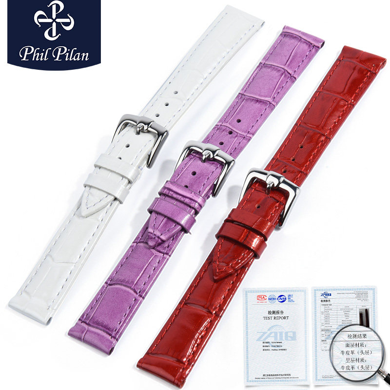 女款真皮男代用omega西铁城手表带 philpilan配件