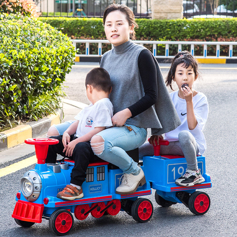小火车儿童四轮小孩玩具婴儿电动车 携手儿童电动车