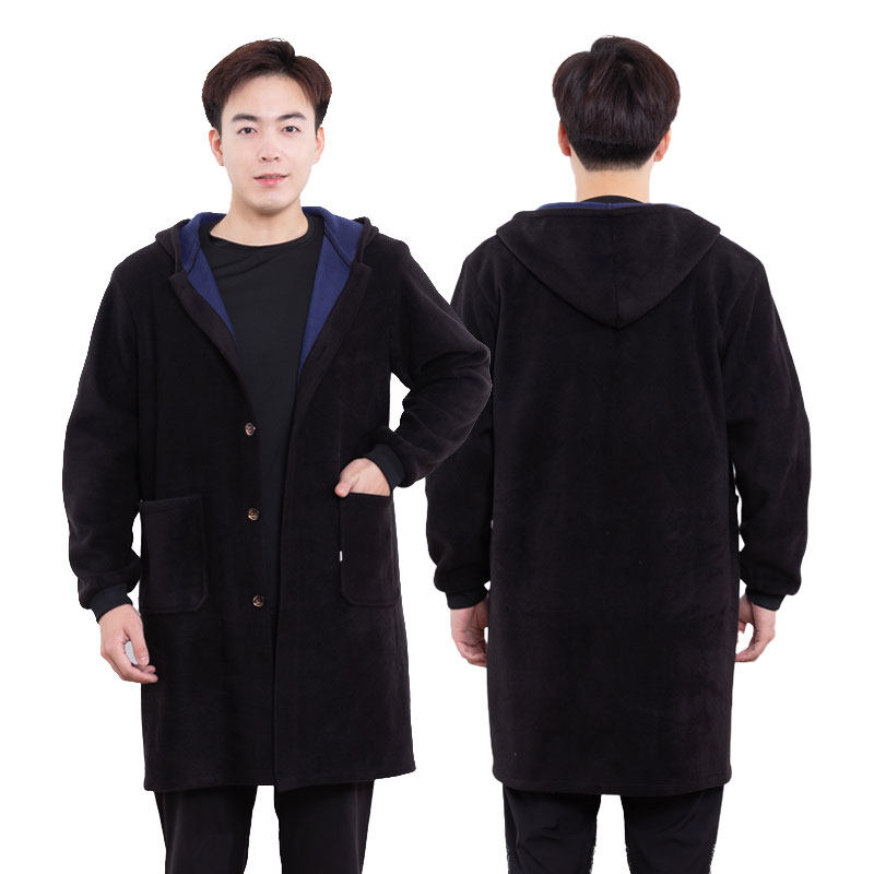 秋冬绒面防污罩衣大人干活穿男工作服加绒女厨房围裙防油耐脏外套,淘宝优惠券,粉丝福利购,淘宝优惠卷