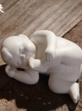 陶瓷婚庆用品婚房装饰家居饰品摆件早生贵子宝宝娃娃求子结婚送礼