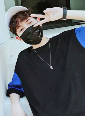 健身男士钛钢挂件学生哑铃项链