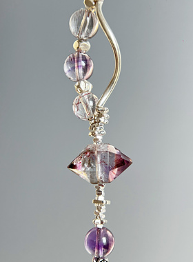 「ORIGINAL初九水晶」紫水晶  超七  紫黄晶碎银