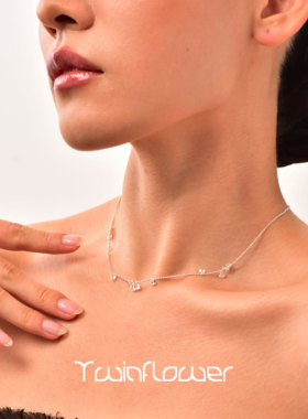 【女神专享】小众ins满钻项链