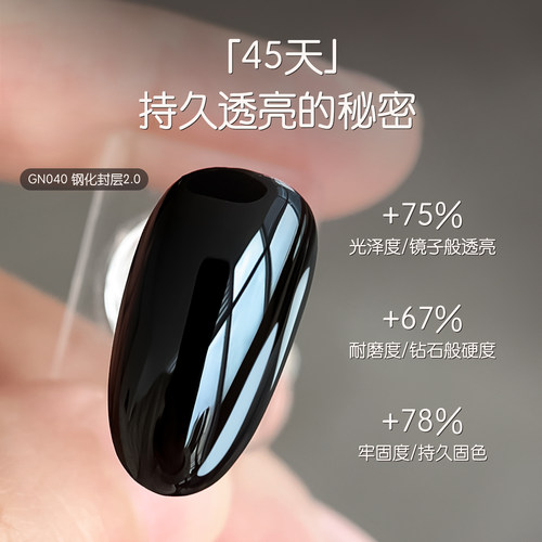 gaoy戈雅底胶封层套装晕染建构可剥加固磨砂钢化指甲油胶美甲专用 - 图0