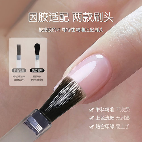 gaoy戈雅底胶封层套装晕染建构可剥加固磨砂钢化指甲油胶美甲专用 - 图2