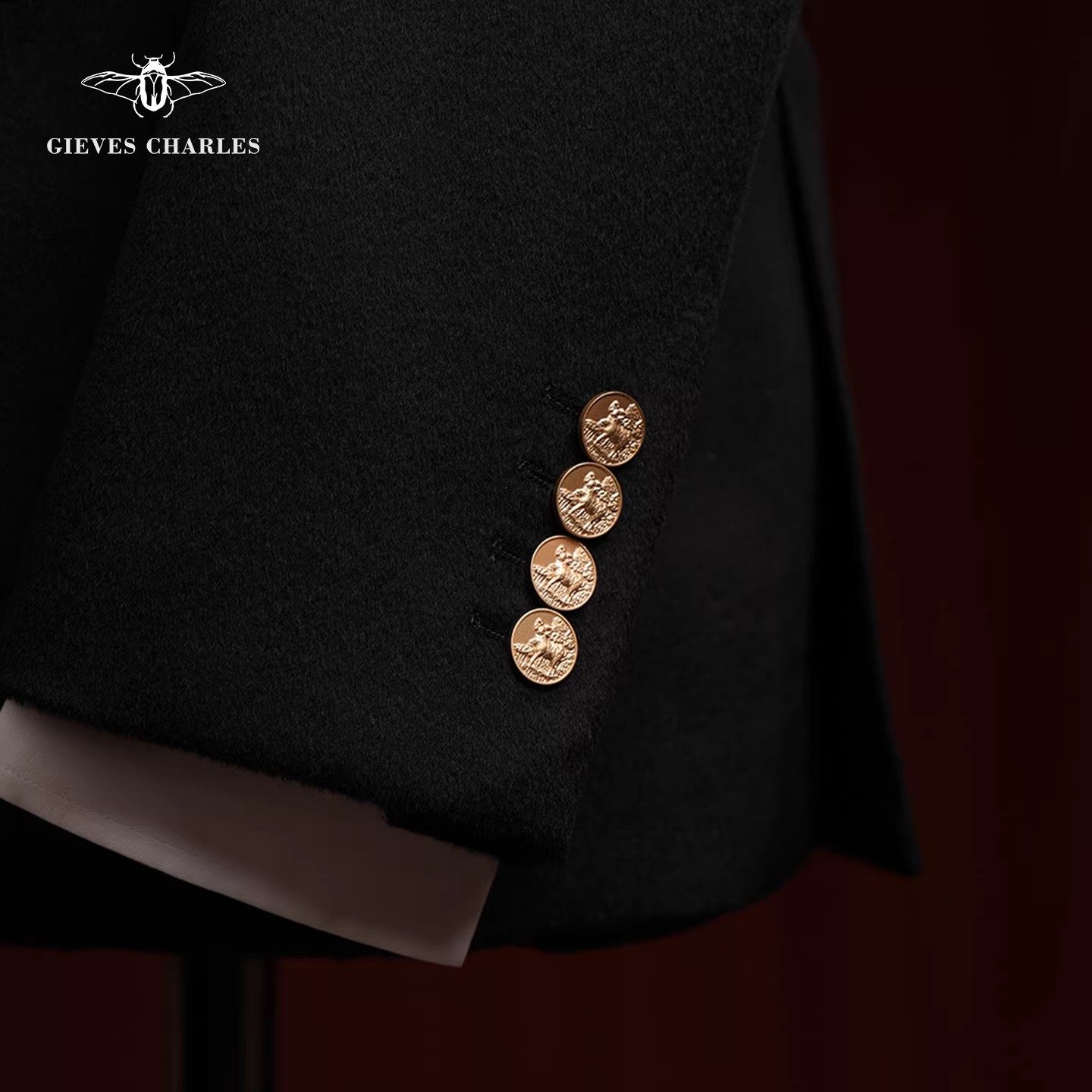 【10%羊绒】黑色布雷泽羊绒羊毛混纺毛呢西服男士休闲西服秋冬款,淘宝优惠券,粉丝福利购,淘宝优惠卷