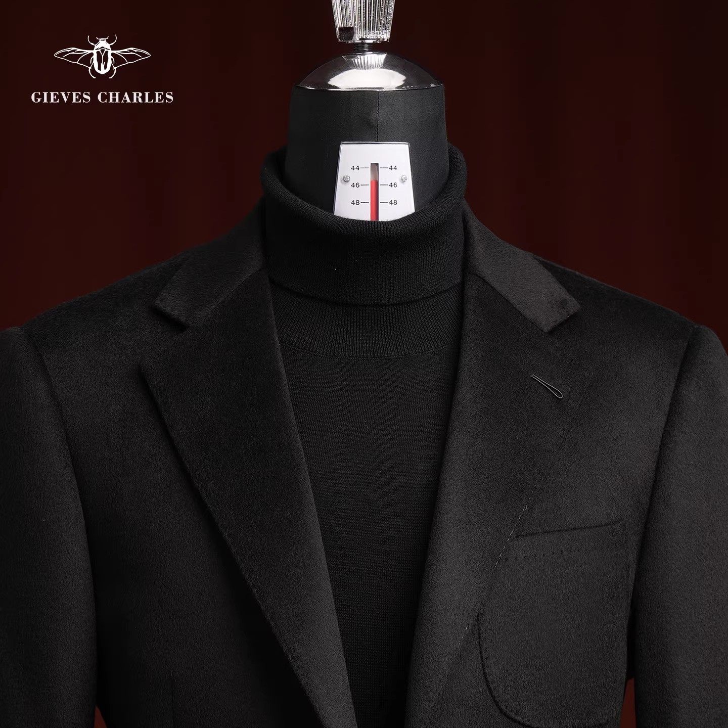 【10%羊绒】黑色布雷泽羊绒羊毛混纺毛呢西服男士休闲西服秋冬款,淘宝优惠券,粉丝福利购,淘宝优惠卷