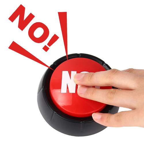 发声按钮YES NO电子整蛊搞笑办公室按压声音新奇玩具六一生日礼物 - 图0