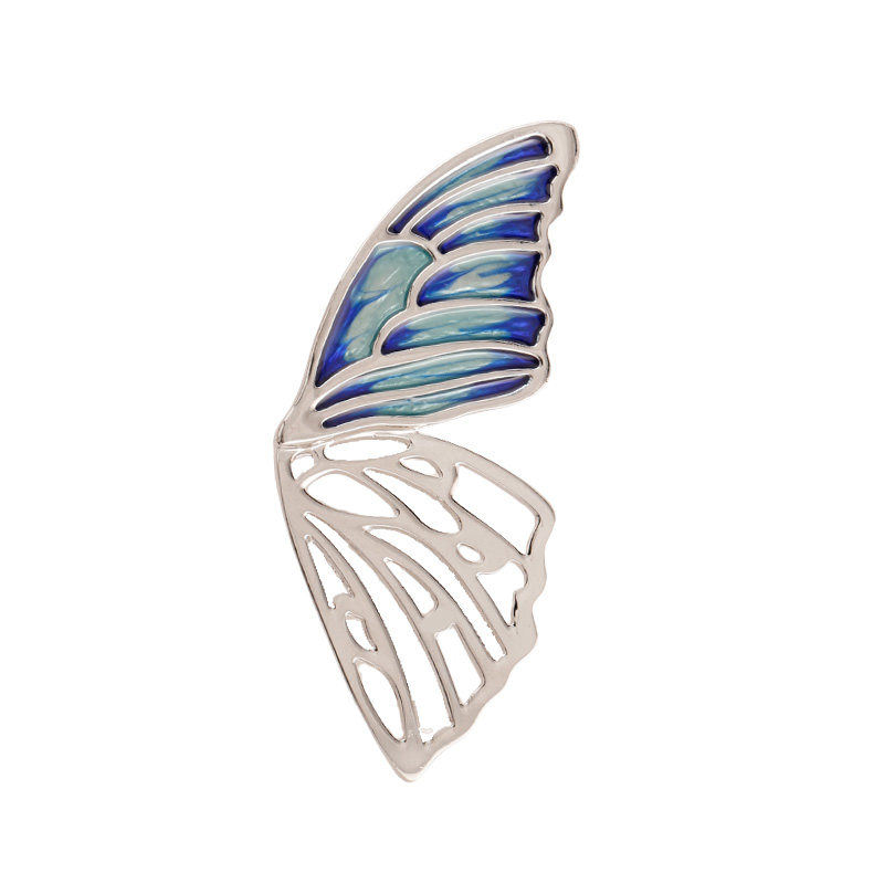 紫罗兰翅蓝蝴蝶翅膀胸针高档女精致潮胸花防走光别针生日礼物,淘宝优惠券,粉丝福利购,淘宝优惠卷