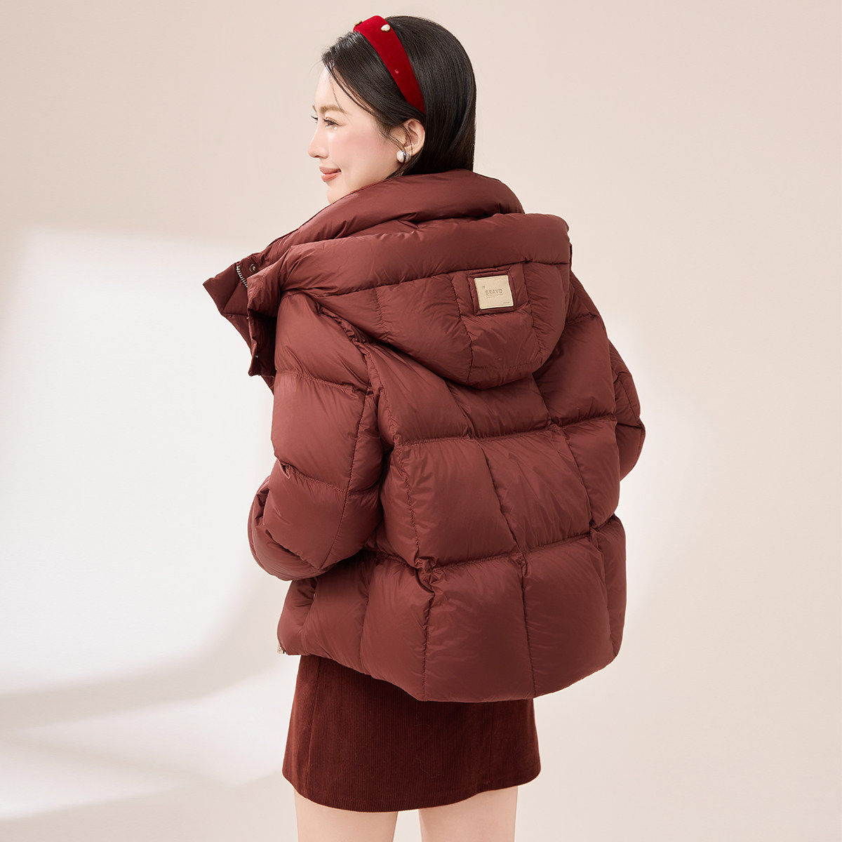 小个子短款羽绒服女冬季2025新款休闲时尚修身白鸭绒加厚保暖外套,淘宝优惠券,粉丝福利购,淘宝优惠卷