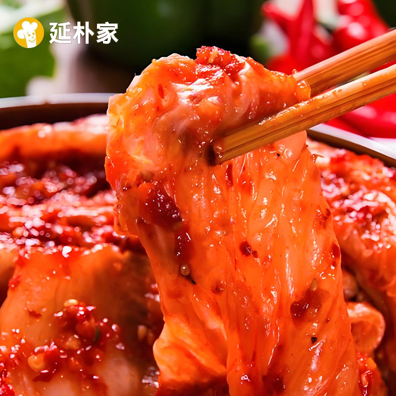 延边朝鲜族苹果梨风味辣白菜韩国泡菜小咸菜  东北延吉美食辣白菜,淘宝优惠券,粉丝福利购,淘宝优惠卷