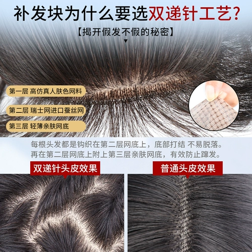 Двойная псевдо -хайркутская женская голова, пушистая, белые волосы, действительно волосы, высокий топ черепа без следовых волос