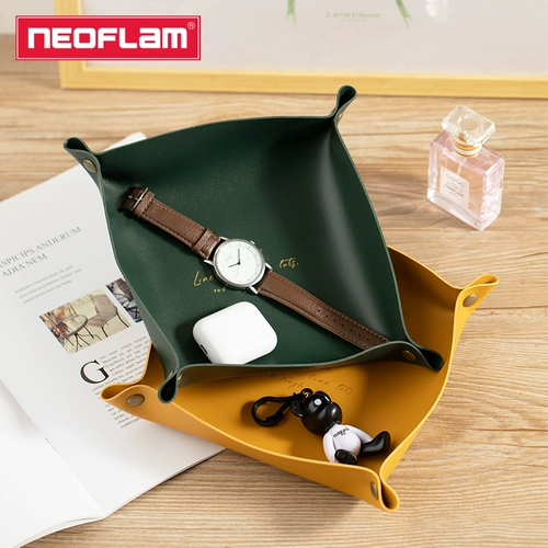 Nordic INS Leather Desktop коробка для хранения ключа дверь космос ювелирные изделия, порхитическая разнообразная объектная коробка диск хранения