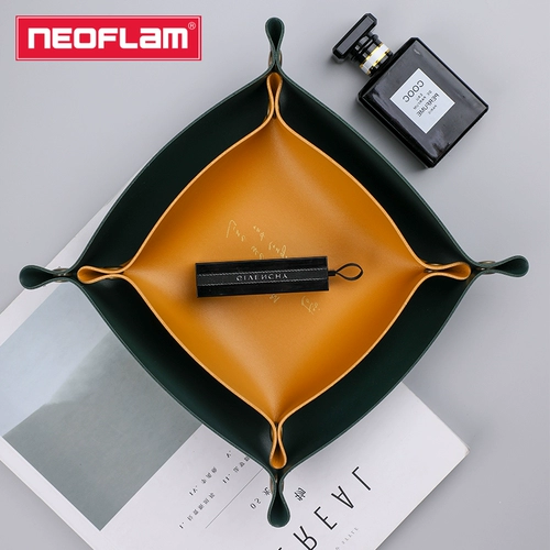 Nordic INS Leather Desktop коробка для хранения ключа дверь космос ювелирные изделия, порхитическая разнообразная объектная коробка диск хранения