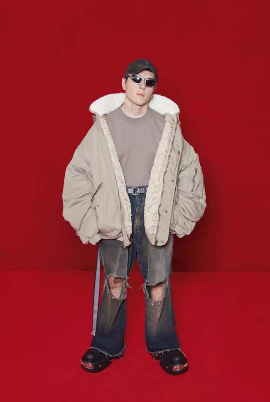 Balenciaga Super Destroyed Baggy Pants
