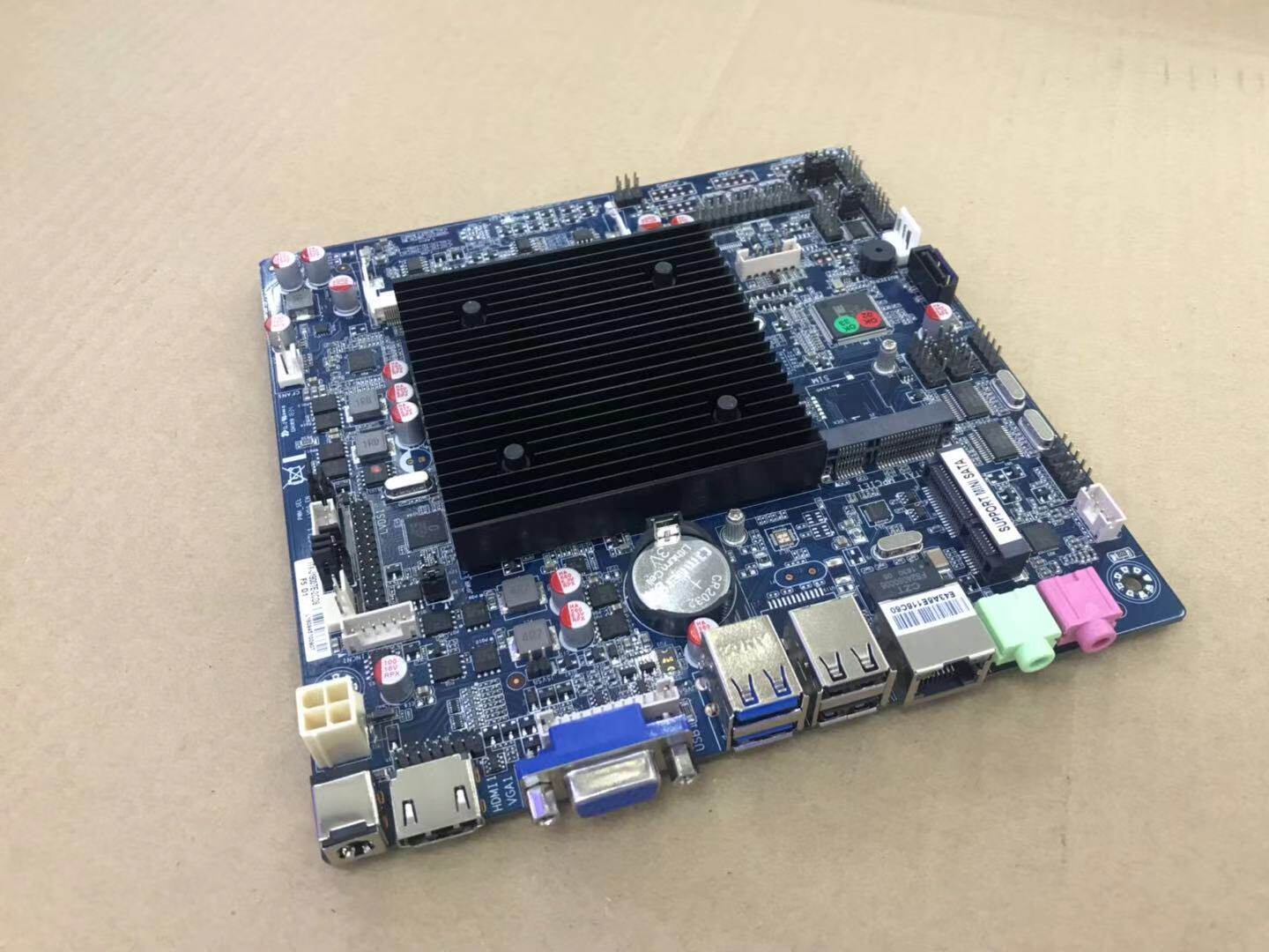 无风扇一体机工控主板 ITX-J1900TE-2CD8J800/J1900四核静音散热_虎窝淘