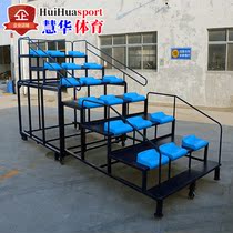 Step up widening of the Competition Referee Bench 18 Telescopic End Chronograph Bench of the Referee Desk Stands Mobile