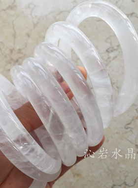 白幽灵圆条手镯时尚百搭女生