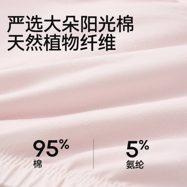 Xiaolongren antibacterial ເດັກຍິງ underwear ຝ້າຍບໍລິສຸດປະເພດ A ແບບບາງໆ