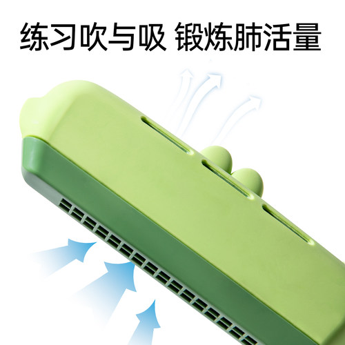 儿童口琴宝宝专用口风琴幼儿小喇叭婴儿可吹奏乐器初学者入门玩具-图0