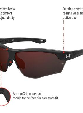 代购Under Armour安德玛男士太阳镜防紫外线耐磨损透气鼻托