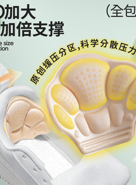 5D加宽运动鞋专用后跟贴鞋大改小