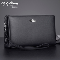 Kinley to mens handbags Genuine Leather Big Capacity Fashion Casual Bull Leather Business Soft Leather Handbags 2023 new
