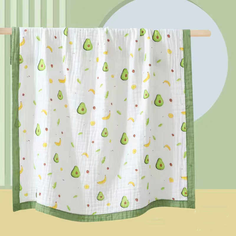 婴儿纱布浴巾 纯棉超柔吸水 宝宝新生儿童洗澡包裹巾 盖毯 毛巾被,淘宝优惠券,粉丝福利购,淘宝优惠卷