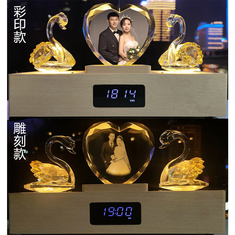 照片定制闺蜜新婚礼物送新人高档实用新娘结婚老婆纪念日生日摆件