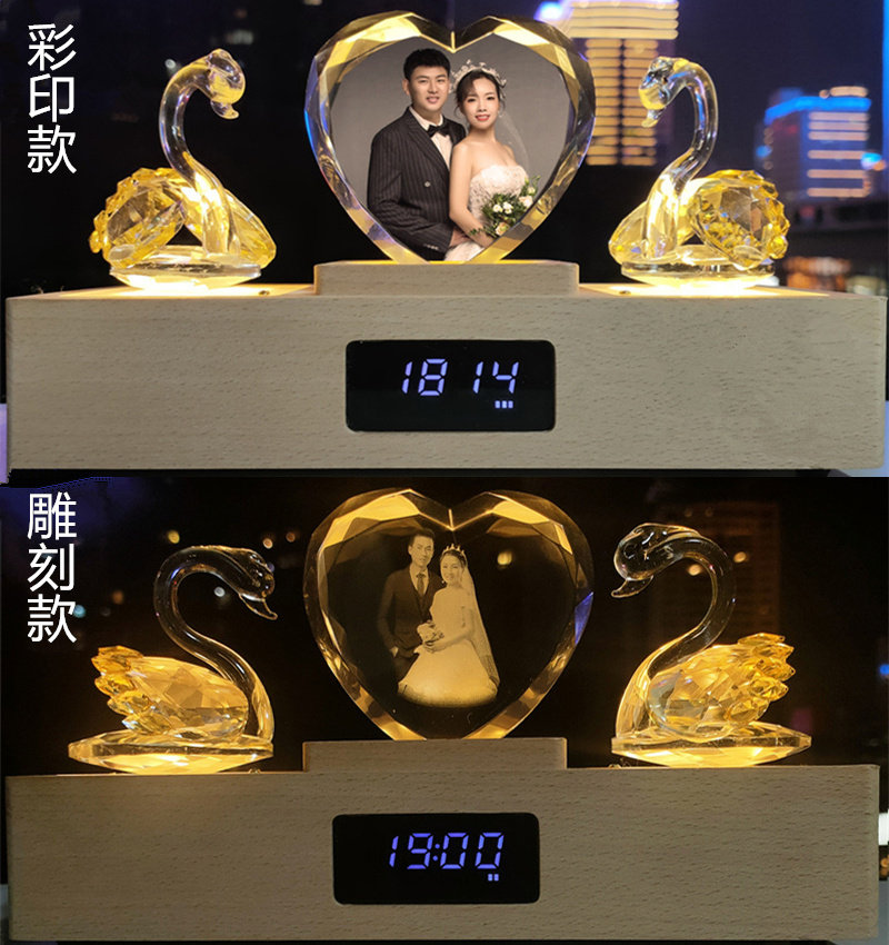 照片定制摆件结婚礼物品送新人高档实用新娘闺蜜订新婚纪念日老婆