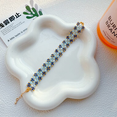 【如果的事】纯手工串珠手链民族宫廷风米珠手链成品女生礼物