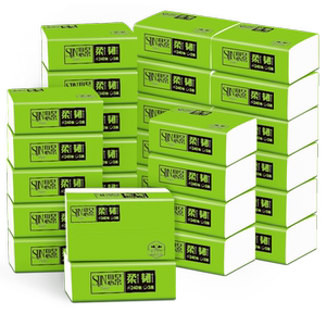 【思景】整箱原木抽纸24包