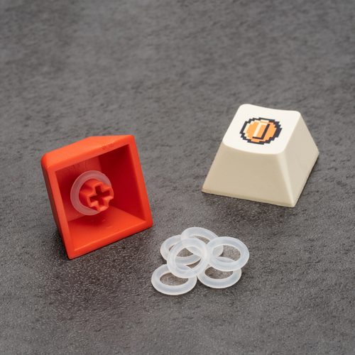 机械键盘消音垫减振减震环降噪硅胶圈茶轴减少键程红轴缓冲环佩森 - 图0