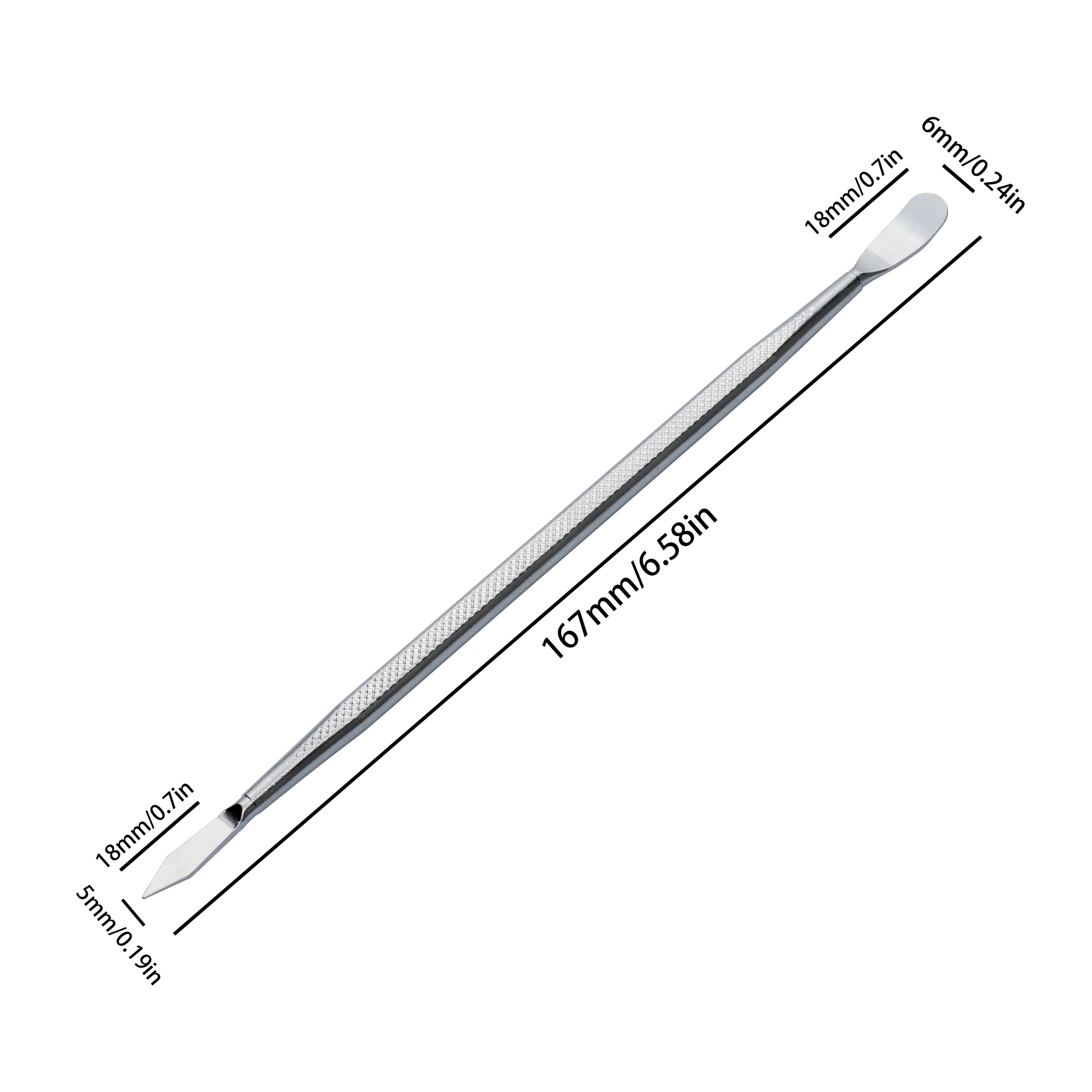 机械键盘撬棒手机维修开壳不锈钢金属撬棒三件套拆机翘棒刮刀 - 图2