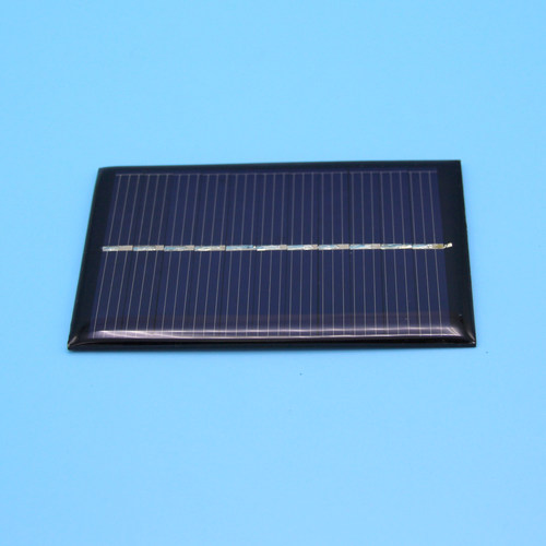 多晶硅太阳能电池板5.5V110mA手机充电LED灯旅游便携光伏移动电源 - 图1