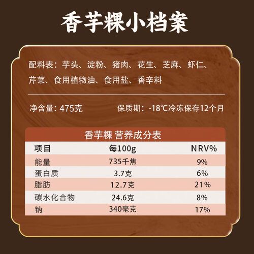 老潮兴食品芋头粿香芋糕年糕果广东美食特产潮汕粿品特色地方小吃 - 图0