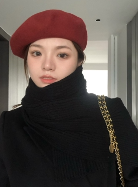贝雷帽逛街休闲女秋冬