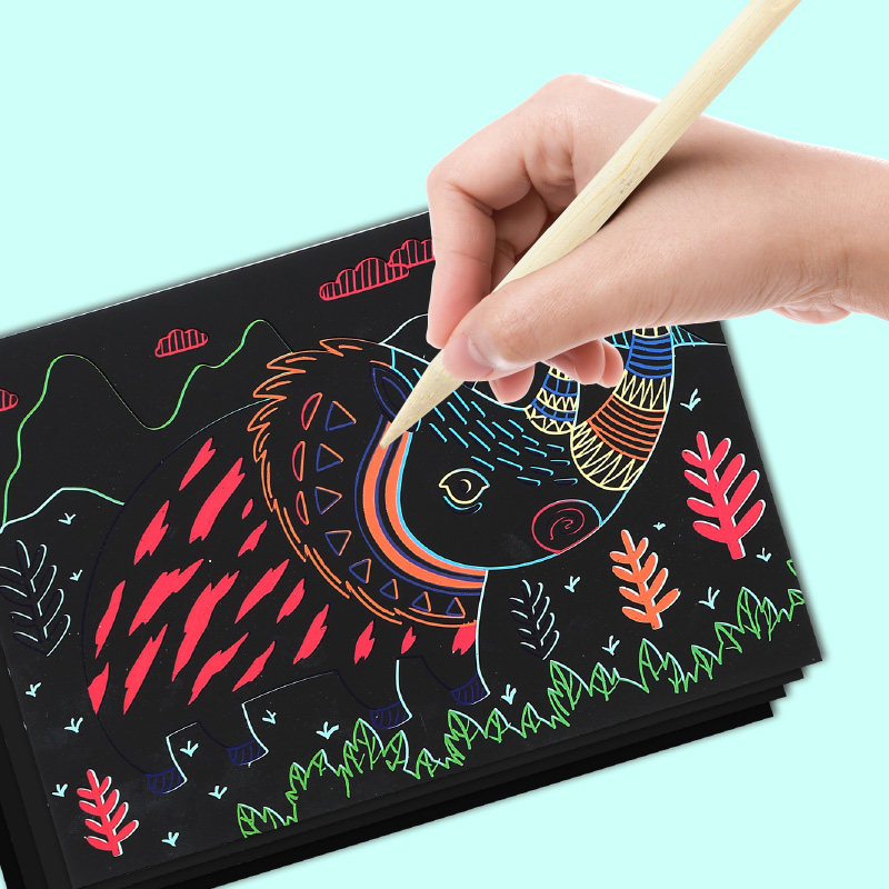 刮画纸手工,刮画纸,手工纸_大山谷图库